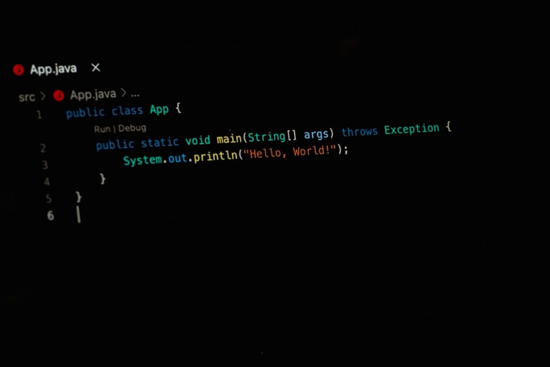 a computer screen with a bunch of text on it